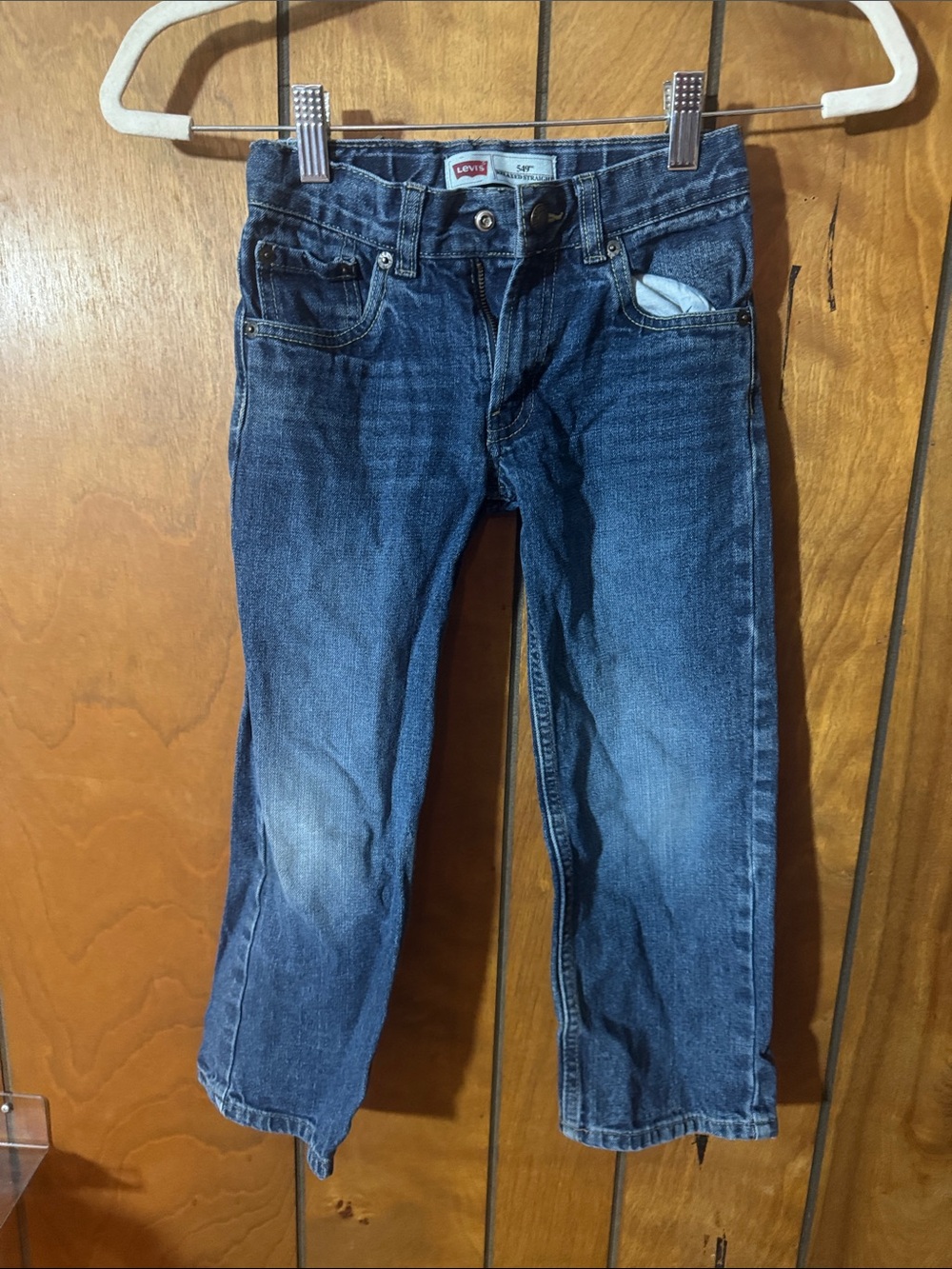 Levi's Boys' Dark Blue Relaxed Jeans